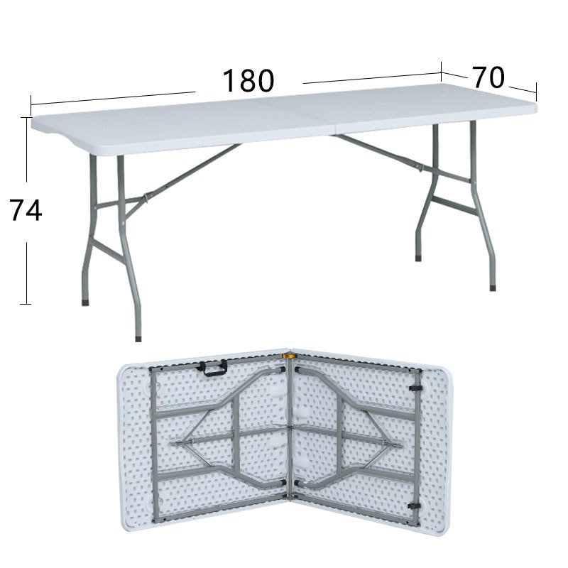 folding table 8ft plastic folding tables wholesale portable folding outdoor tables