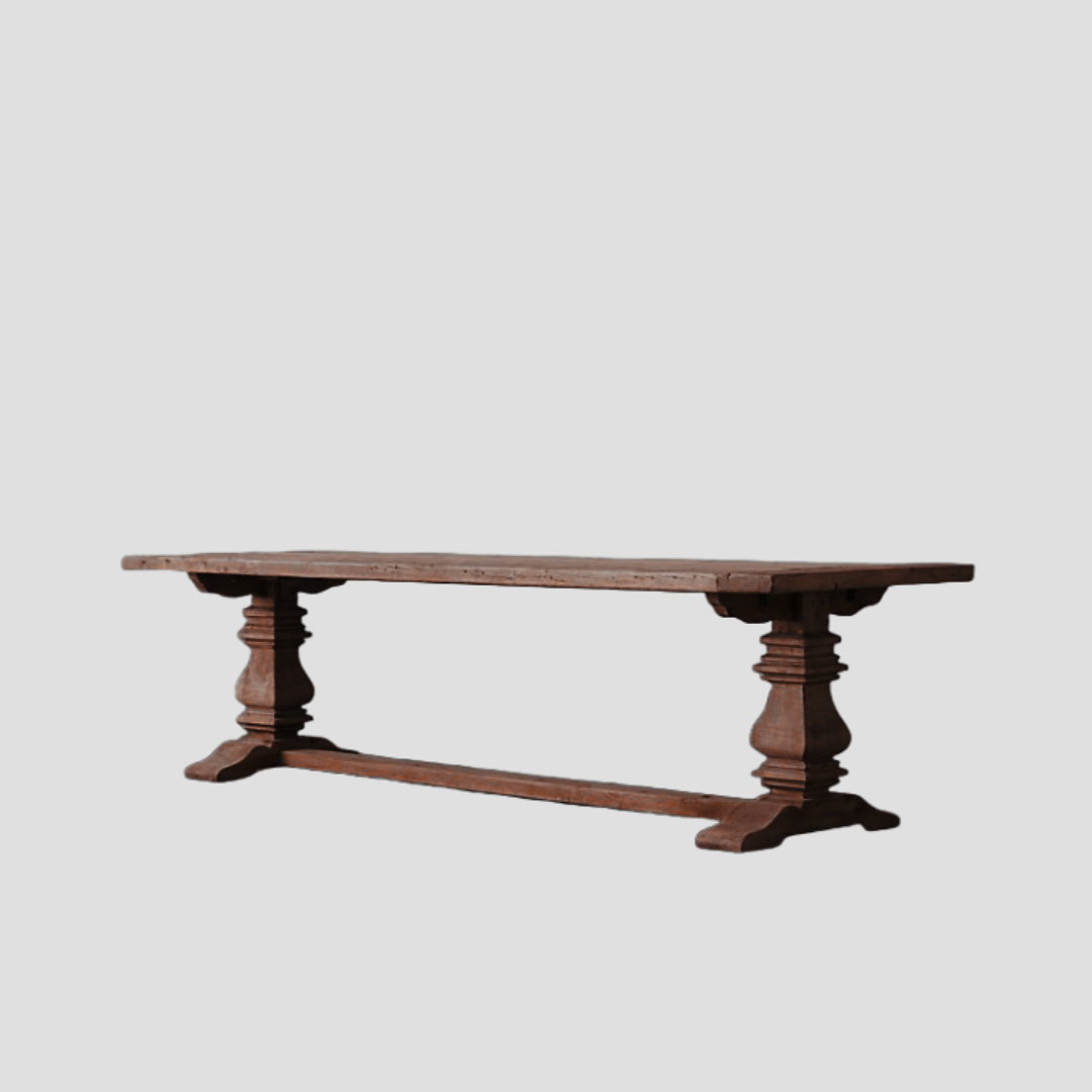 Customizable Solid Wood Dining Table Modern Farmhouse Dining Room Bar Bathroom Workshop Laundry-Versatile Modern Home Furniture