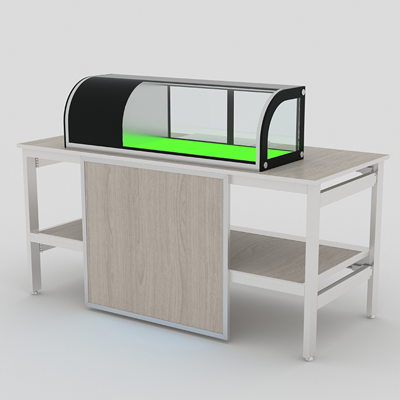 Hot Sale Hotel Furniture Customized Live Cooking Station Aluminum Metal Furniture Foldable Hotel Buffet Table