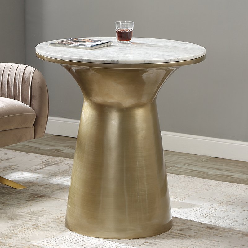 luxury marble round dining table 4 seater small modern dining table set