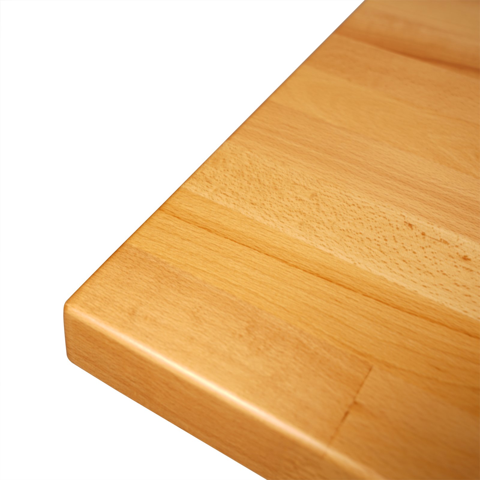 Solid beech wood butcher block style table top Modern finger-jointed solid wood office desk top