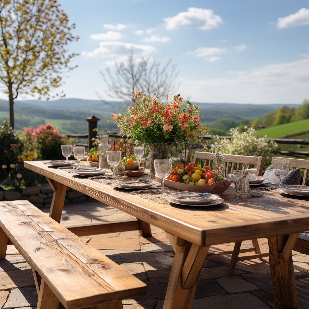 Professional Design Luxury Modern Design Nature Solid Wood Durable Dining Table Set 8/10 Seater