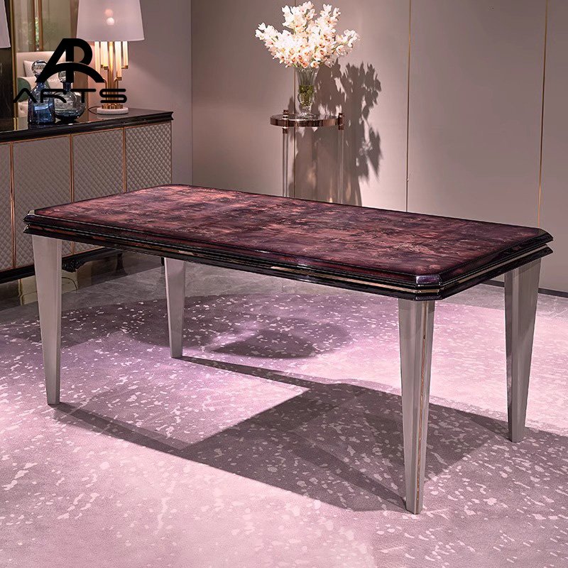 2024 luxury solid wood dining room furniture dining set table and chairs for kitchen use dining room use