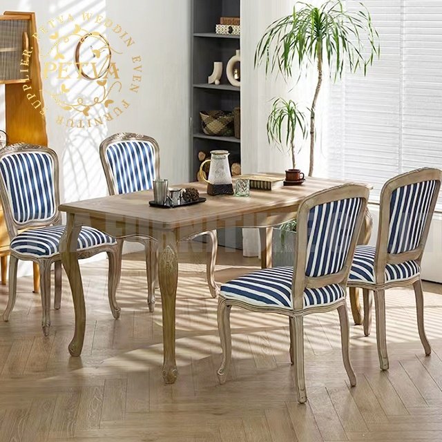 Real teak wood luxury banquet farm wooden tables legs folding for outdoor