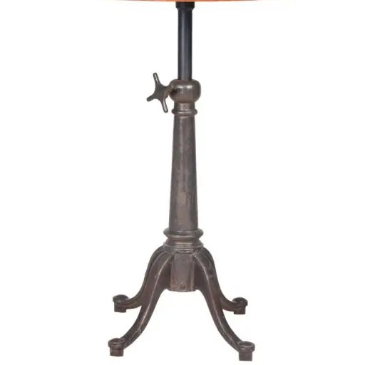 Eclectic Industrial Cafe and Bar Tables Crank Dining Tables Made of Wood Restaurant Furniture for Industrial-Style Restaurants