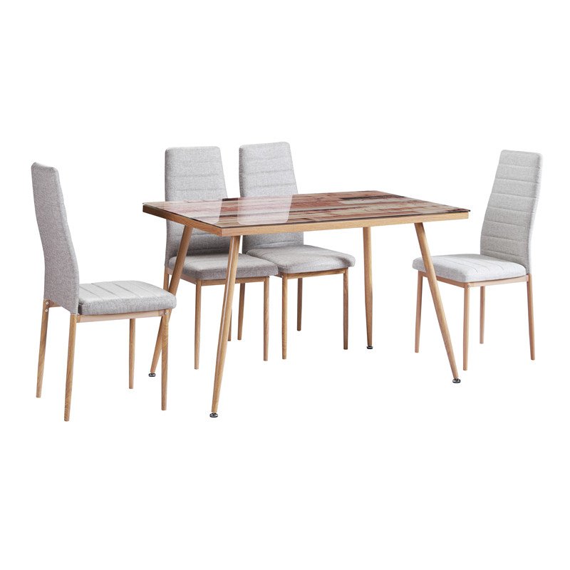 Promotional Various Durable Using Home Furniture Dinning Chairs and Concrete Table  Luxury Dining Table Cement