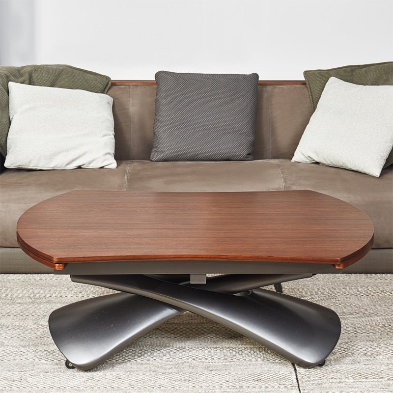 COOMO multifunctional furniture foldable lifting coffee table renovation dual-purpose dining table office conversation table