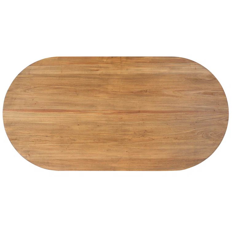 Best Sale Modern Nordic Wood Oval Dining Table with Wooden Legs for Dining Kitchen Room