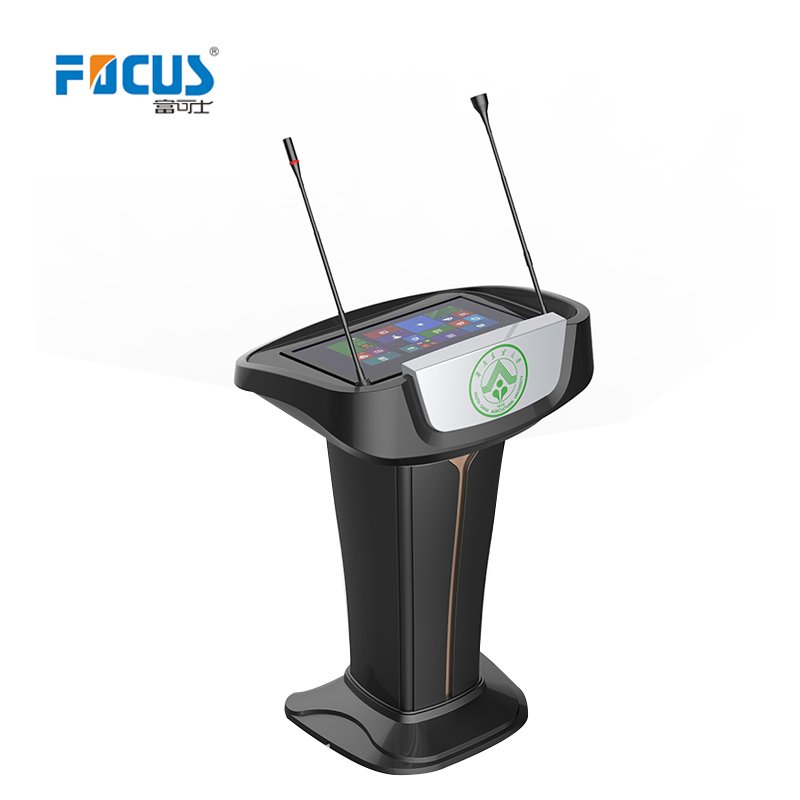 Plastic light weight lectern/Church rostrum/smart Classroom teacher's computer table e-STATION