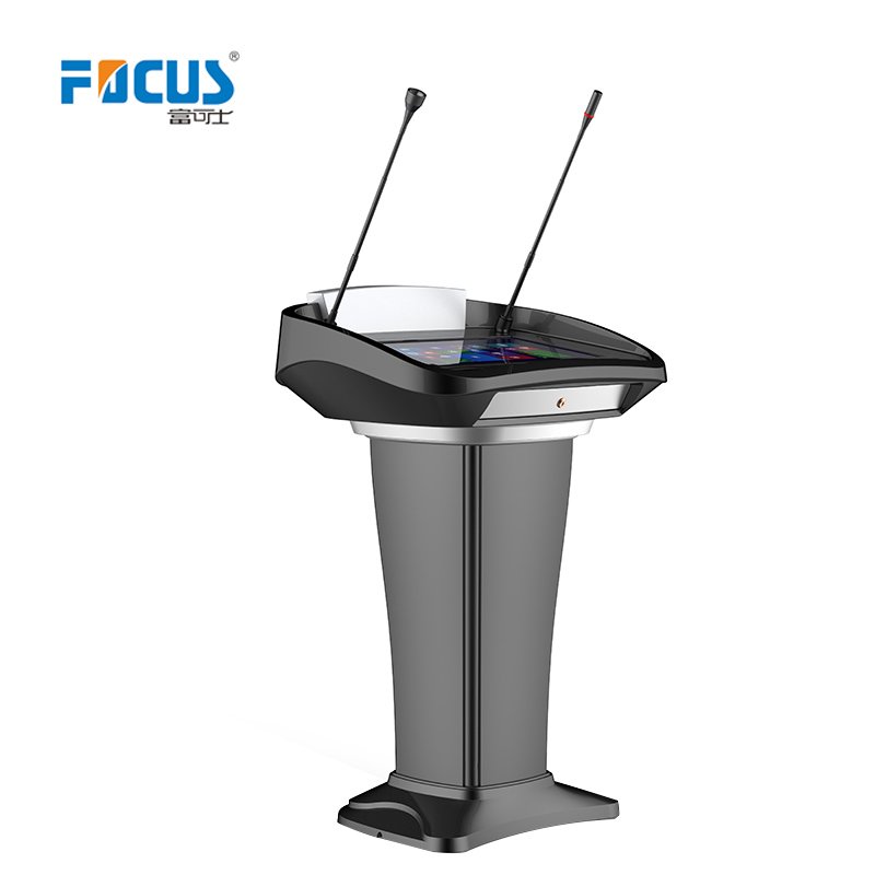 Plastic light weight lectern/Church rostrum/smart Classroom teacher's computer table e-STATION