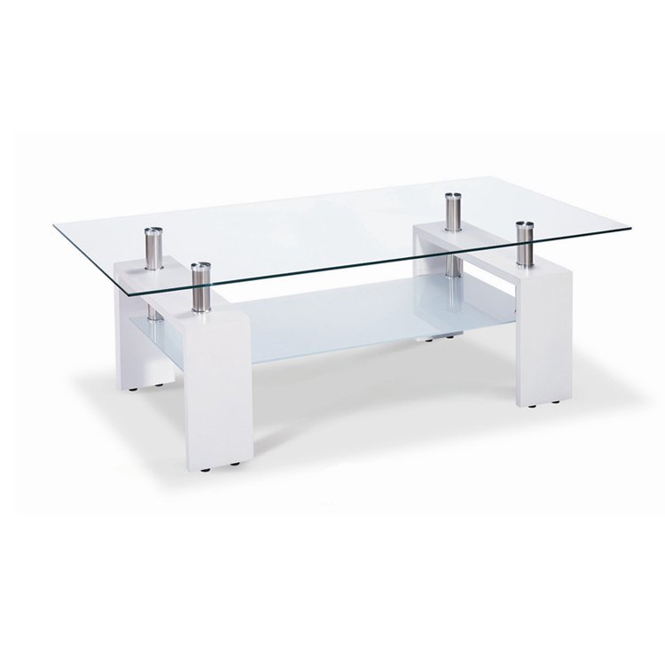 Living Room Furniture Tempered Glass Wood MDF Modern Home Coffee Table Dining Tables