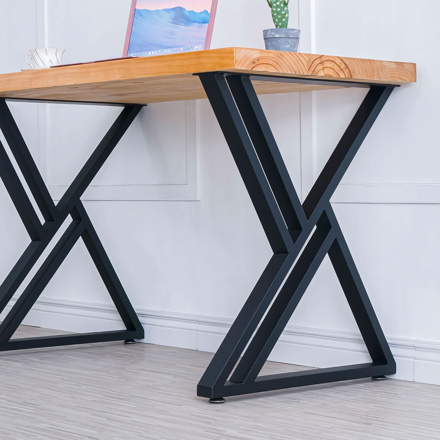 Desk Legs Heavy Duty Black Cast Iron Metal Table Legs for Dining Coffee Furniture Metal Legs for Bench