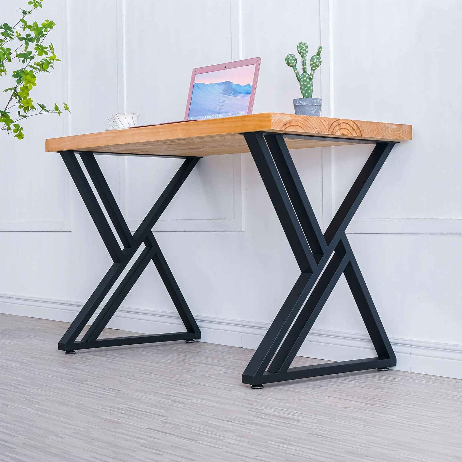 Desk Legs Heavy Duty Black Cast Iron Metal Table Legs for Dining Coffee Furniture Metal Legs for Bench