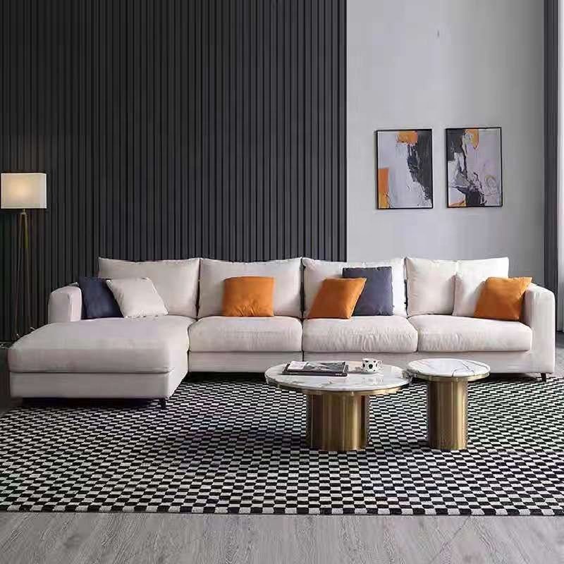 wholesale modern round coffee table set 2 luxury marble top gold stainless steel living room center table with side table