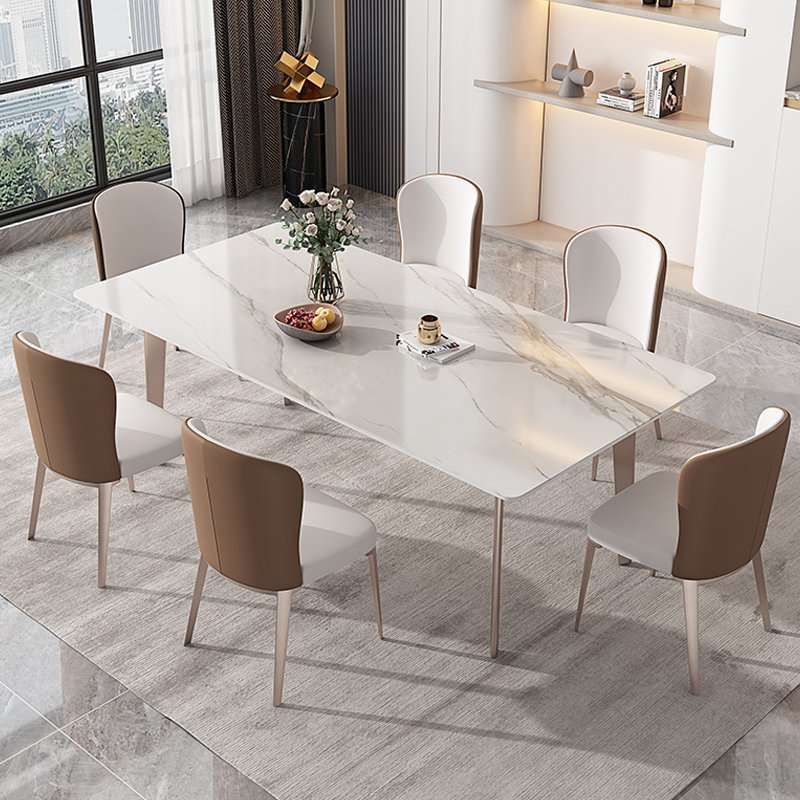 Luxury Modern Dining Tables Marble Top Dining Table Set Home Furniture Dining Room Table Sets