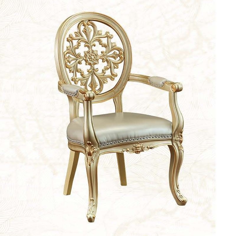 Hot selling classical dining table set 6 seater French dinning table and chairs furniture for wholesales