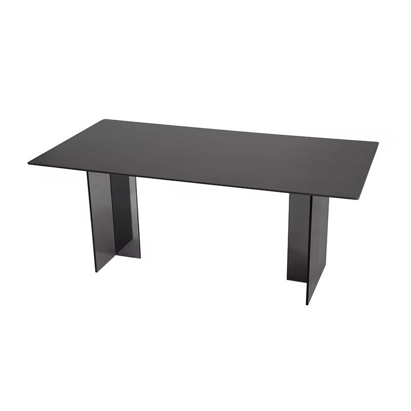 Professional Supply 1800x900x750mm Farmhouse dining table Black Modern Dining Table for Dining room Living room