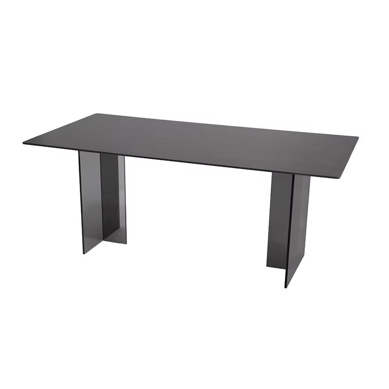 Professional Supply 1800x900x750mm Farmhouse dining table Black Modern Dining Table for Dining room Living room
