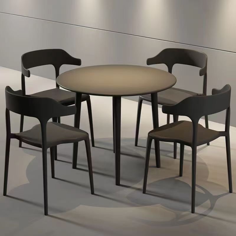 New design Carbon steel outdoor coffee table restaurant home dining room round table occasional table