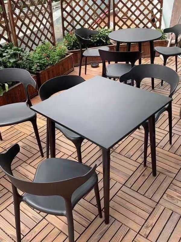 New design Carbon steel outdoor coffee table restaurant home dining room round table occasional table