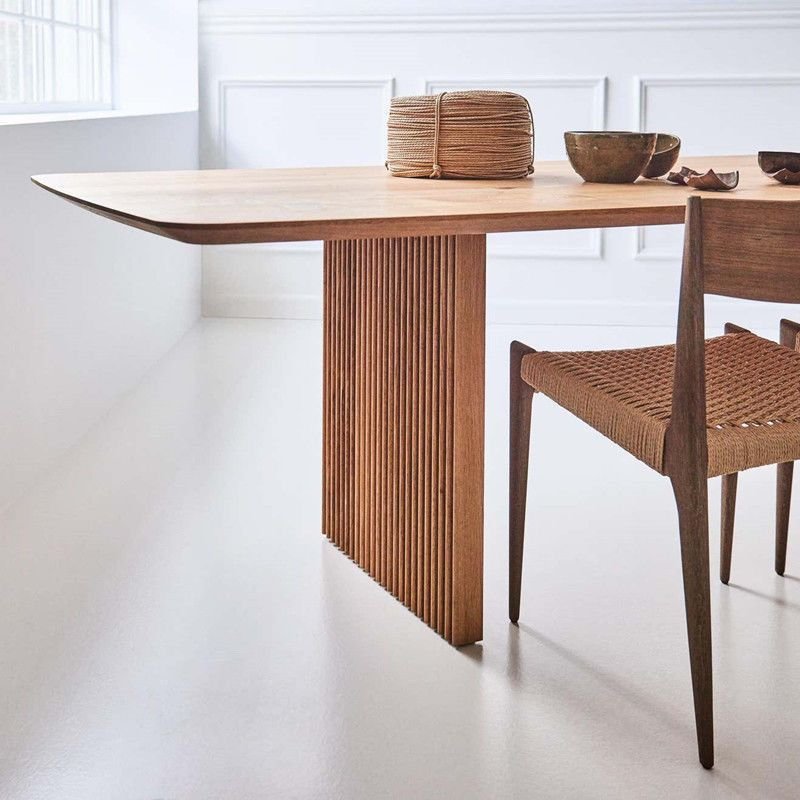 modern luxury customize size high quality walnut wood dining table for dining room restaurant