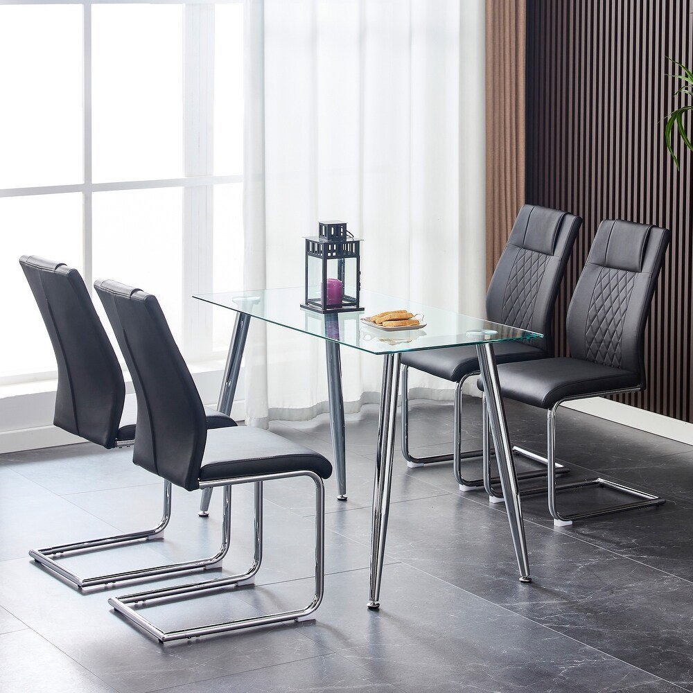 Nordic Luxury Modern Home Restaurant Dining Room Furniture Set 4 6 Seater Mdf Wooden Top Dining Table
