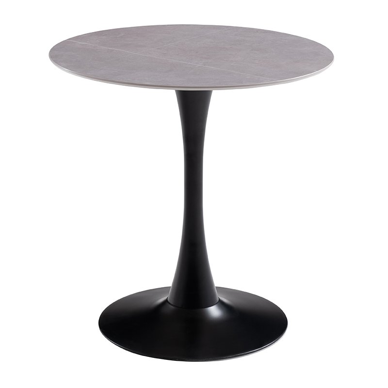 cheap Nordic Design Luxury Simple Style Home Furniture Steel White Round Marble Dining Table For Restaurant