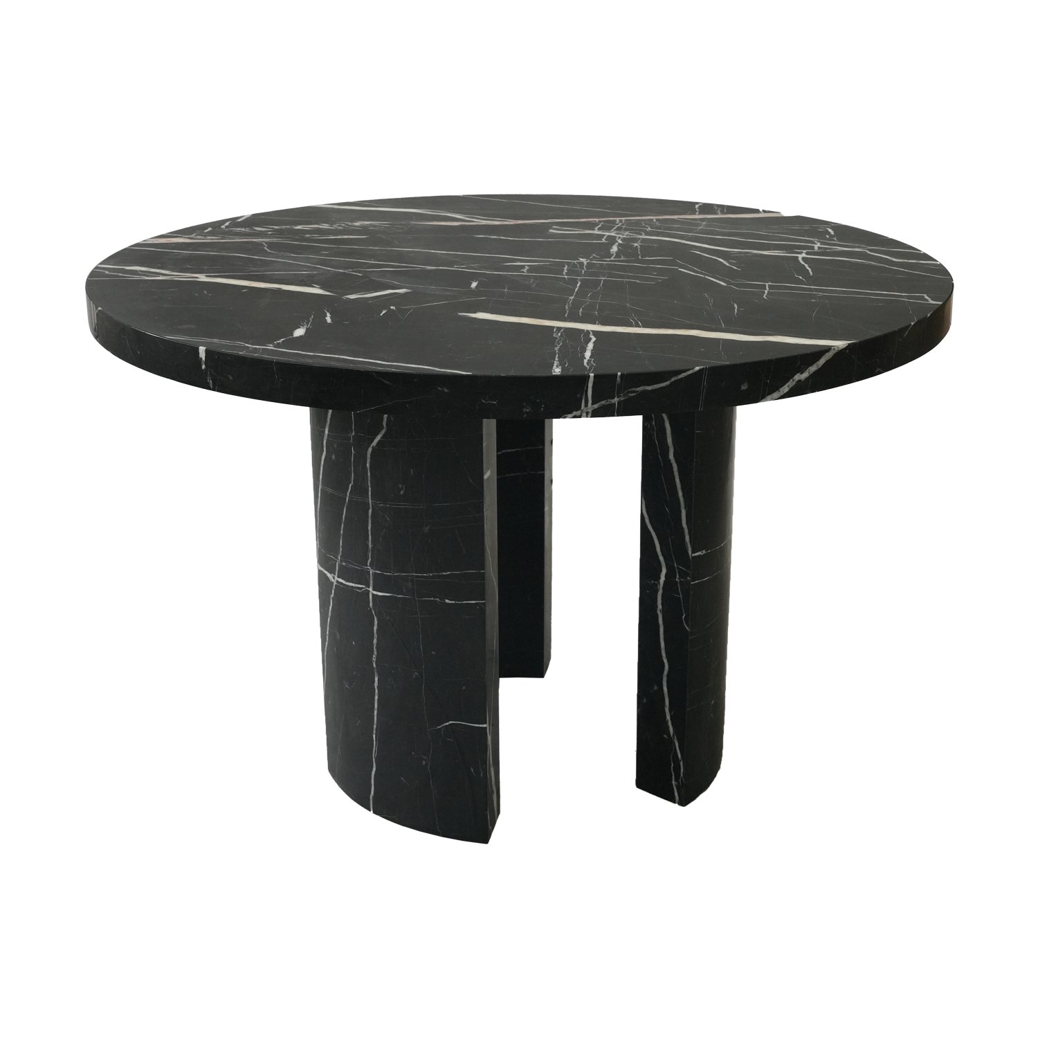Hot selling new design indoor circular marble dining table