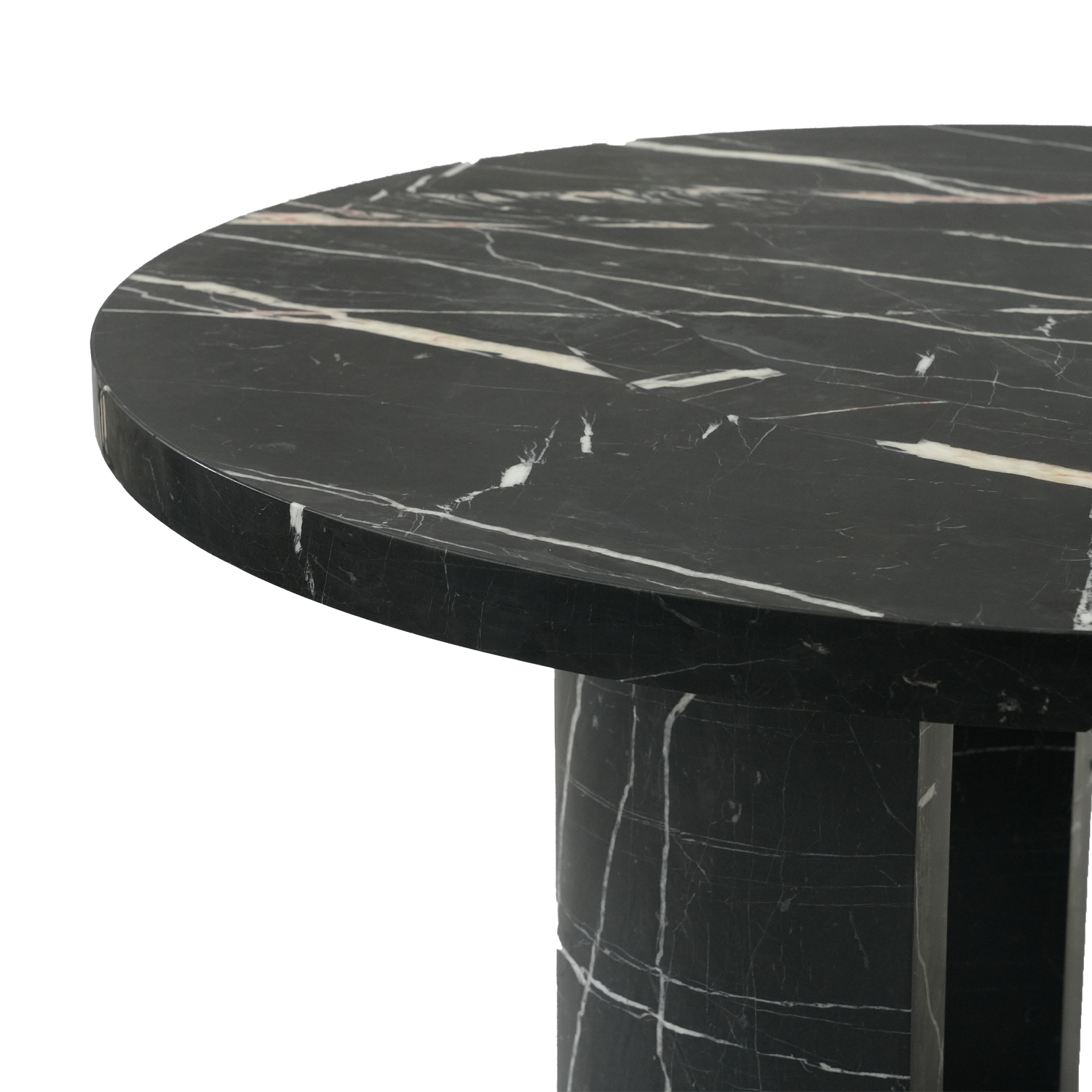 Hot selling new design indoor circular marble dining table