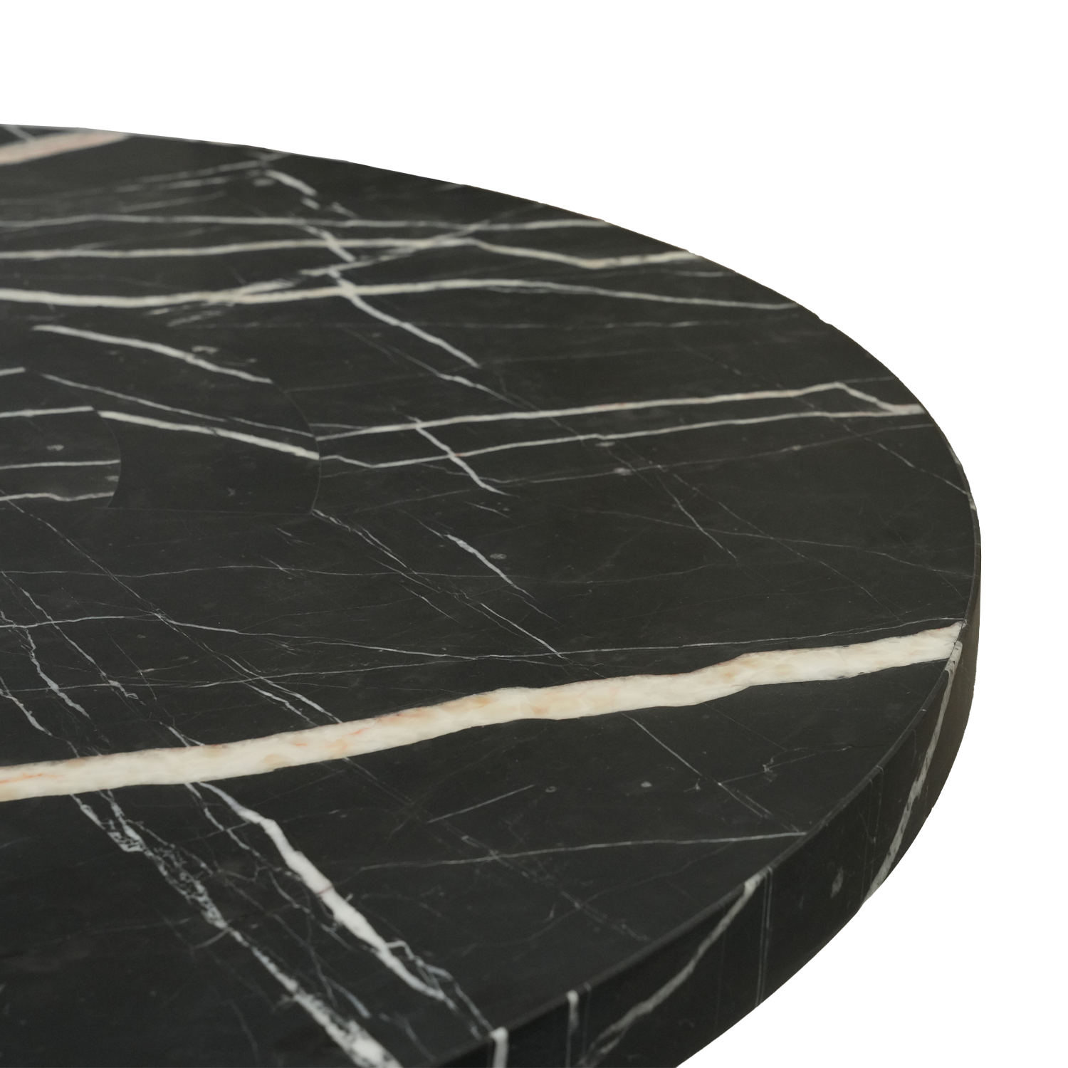 Hot selling new design indoor circular marble dining table