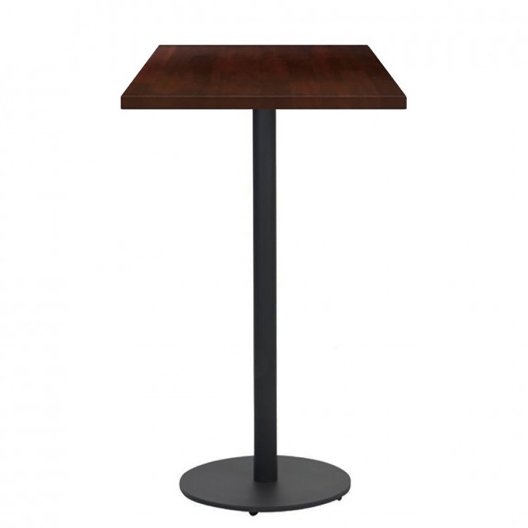 Hot Selling Solid Wood Iron Base Square Table Restaurant DT121
