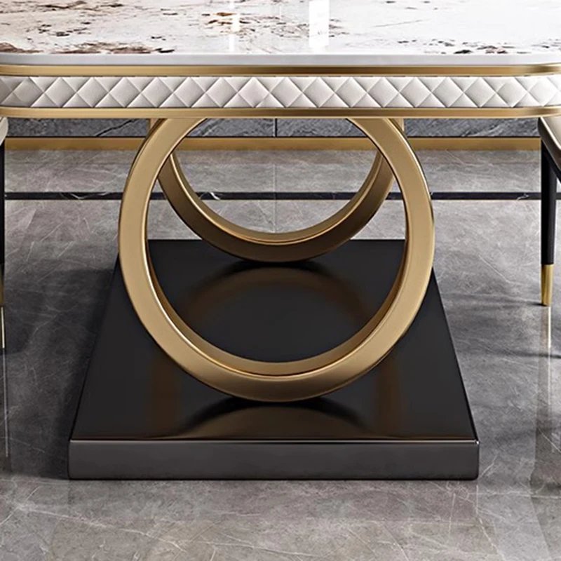 Side Center Dining Tables Console Desk Modern Hallway Dining Tables Study Balcony Marble Mesa Plegable Comedor Home Furniture