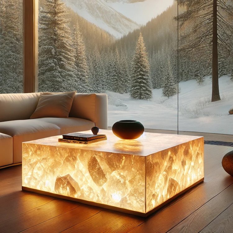 Eritrean Coffee Table Factory Custom Ertra Style Modern Simple Concrete Marble Granite Dining Table Furniture for Home Hotel