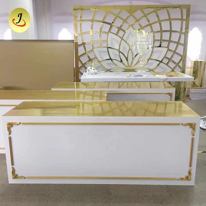 luxury rectangle PVC acrylic wedding table hotel dining table for wedding party decorations
