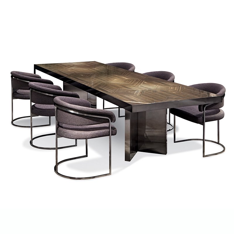 Luxury 10 seater dining table set wooden dining table