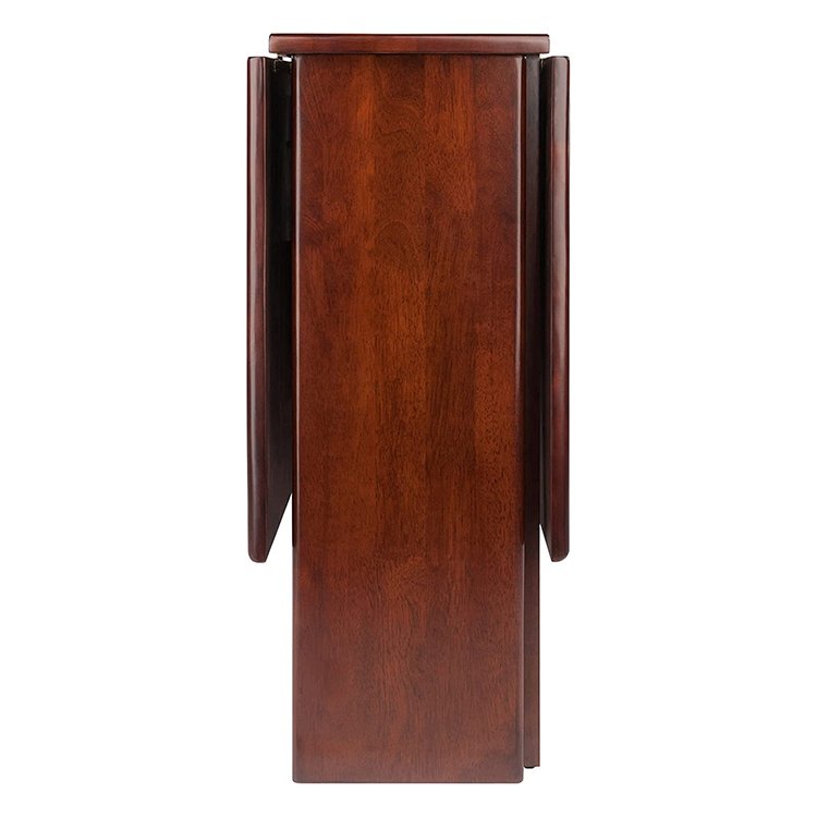 DU'S Wooden folding table sitting room for dinner table brown wooden console table