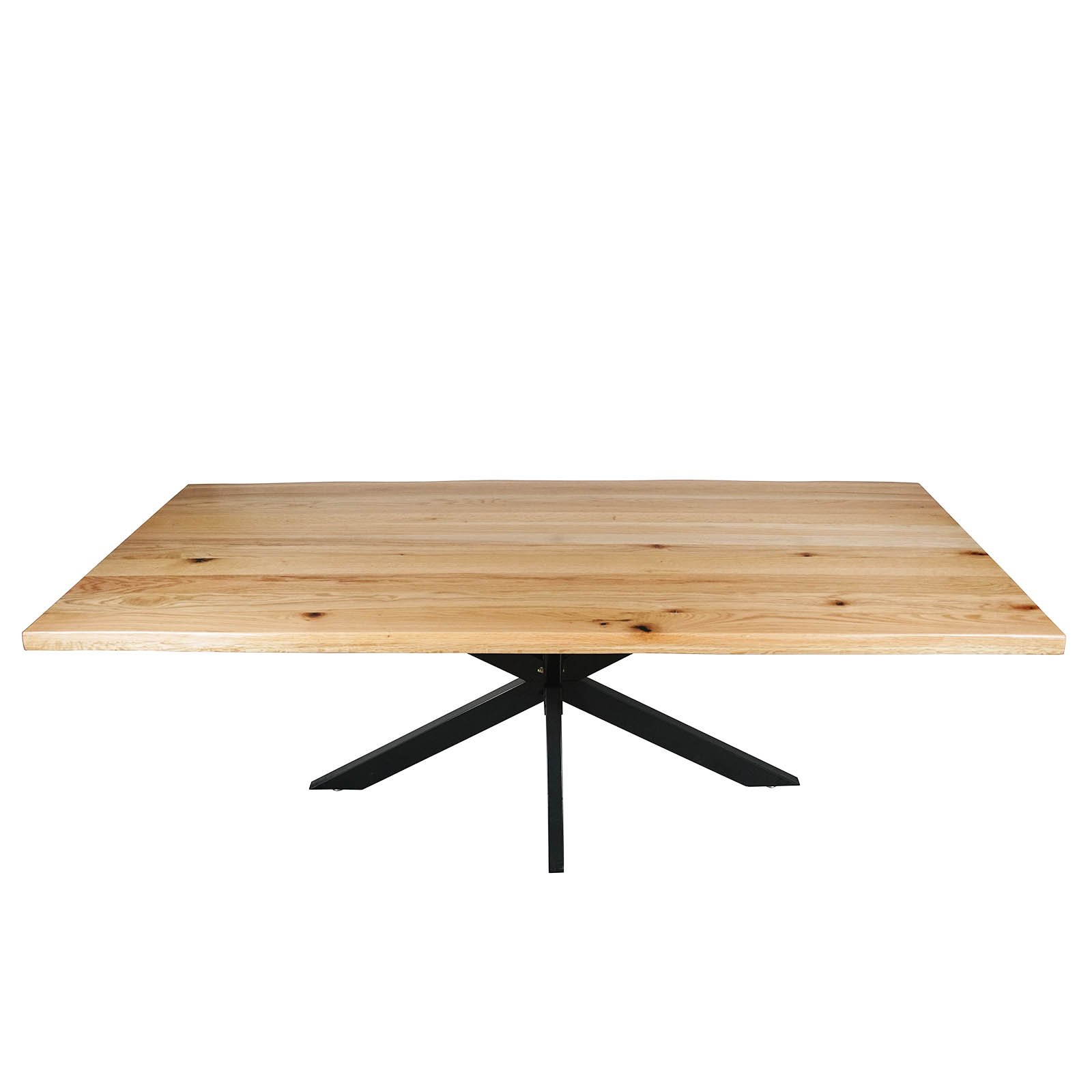Modern Large Dining Table Set Contemporary Style Solid Wood Top for Apartment Home Bar Restaurant