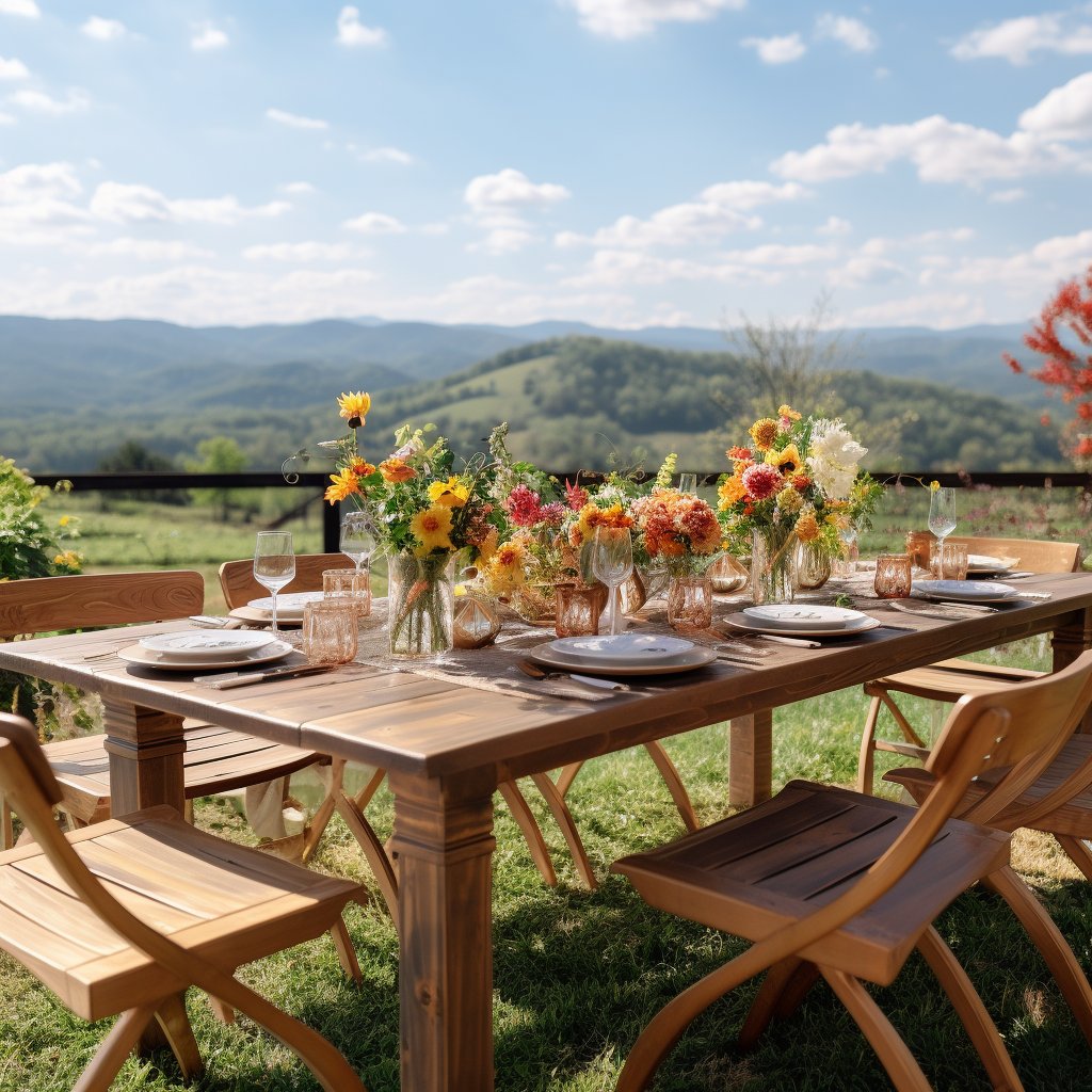 Good Price Good Quality Wabi Sabi Style Easy Clean Beautiful Expenable Royal Dining Table Wood
