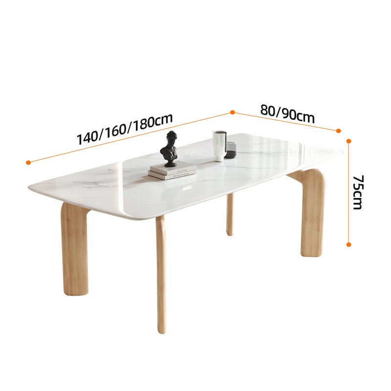 Modern Design Furniture Dining Table Marble Top Dining Room Furniture Luxury Dining Table With Solid Wood Legs recycled pine