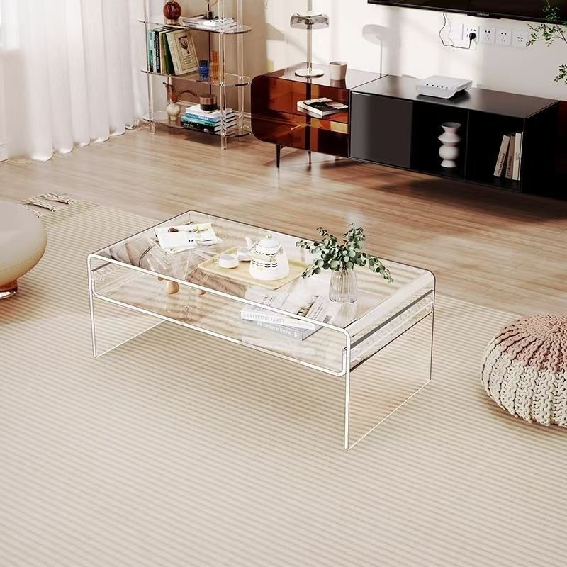 Transparent Acrylic Coffee Table Household Table Balcony Sofa Side Table