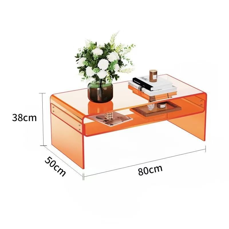 Transparent Acrylic Coffee Table Household Table Balcony Sofa Side Table