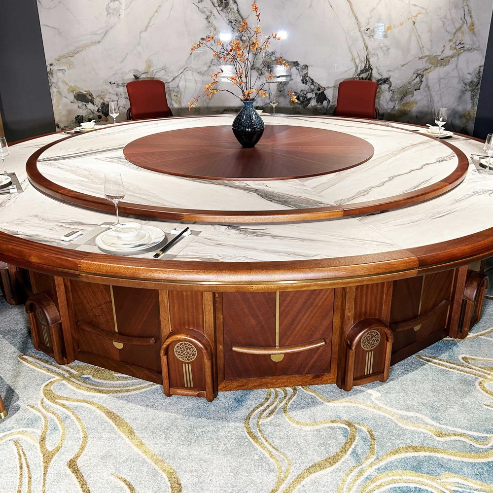 Zhuoyue DDYZ08 Hotel Furniture Factory Custom Different Styles Of Tables And Chairs Hall Event table
