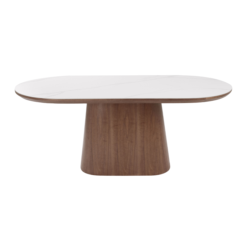 Modern Simple Design Ceramic Dining Set Table Two Folding Chairs Metal Adjustable for Home Kitchen Living Room Hotel Bar Use