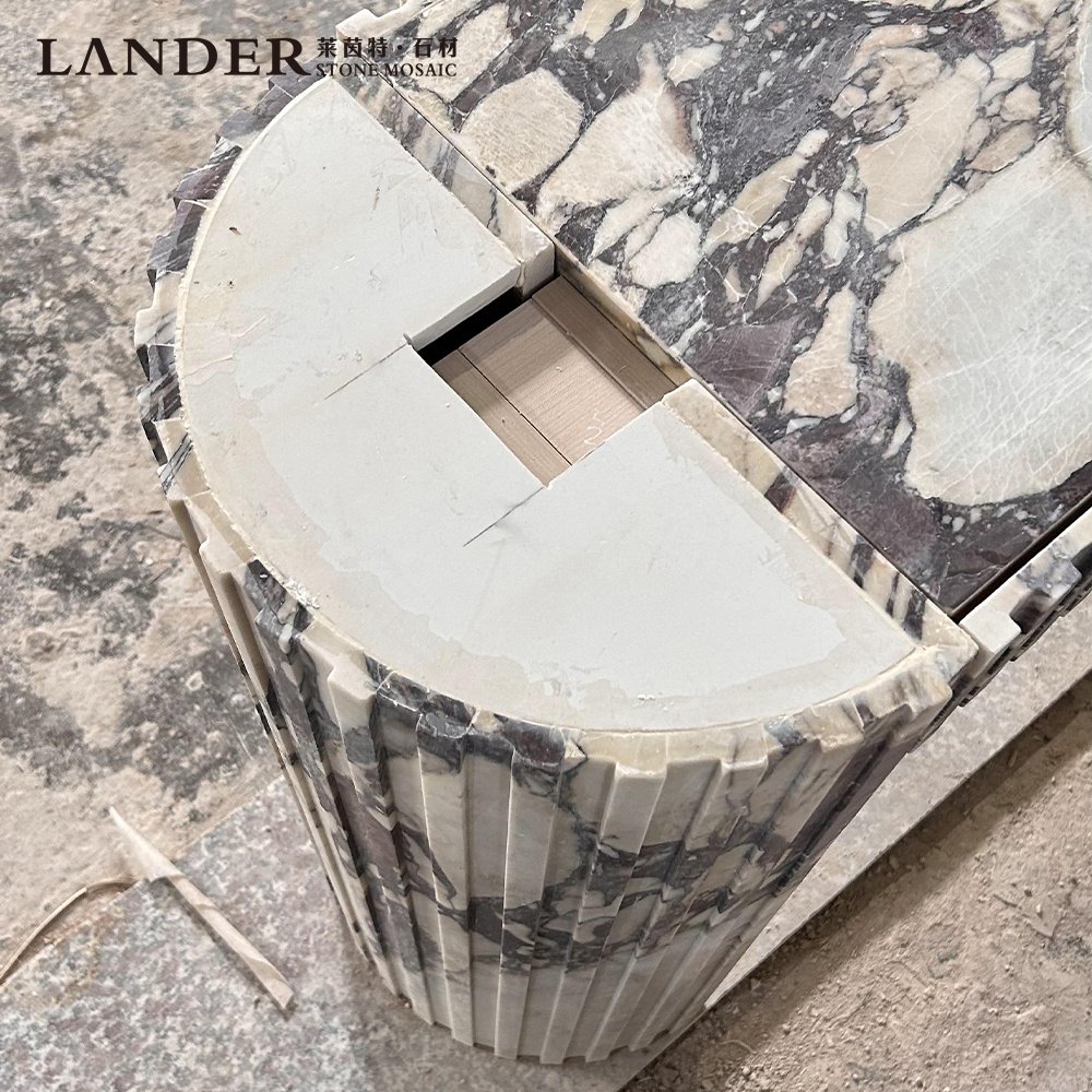 Lander Store Tables Entrance Marble Room Minimalist Storage Decor Modern Console Table