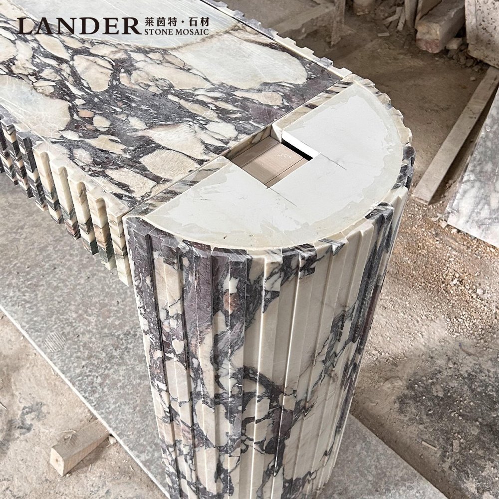 Lander Store Tables Entrance Marble Room Minimalist Storage Decor Modern Console Table