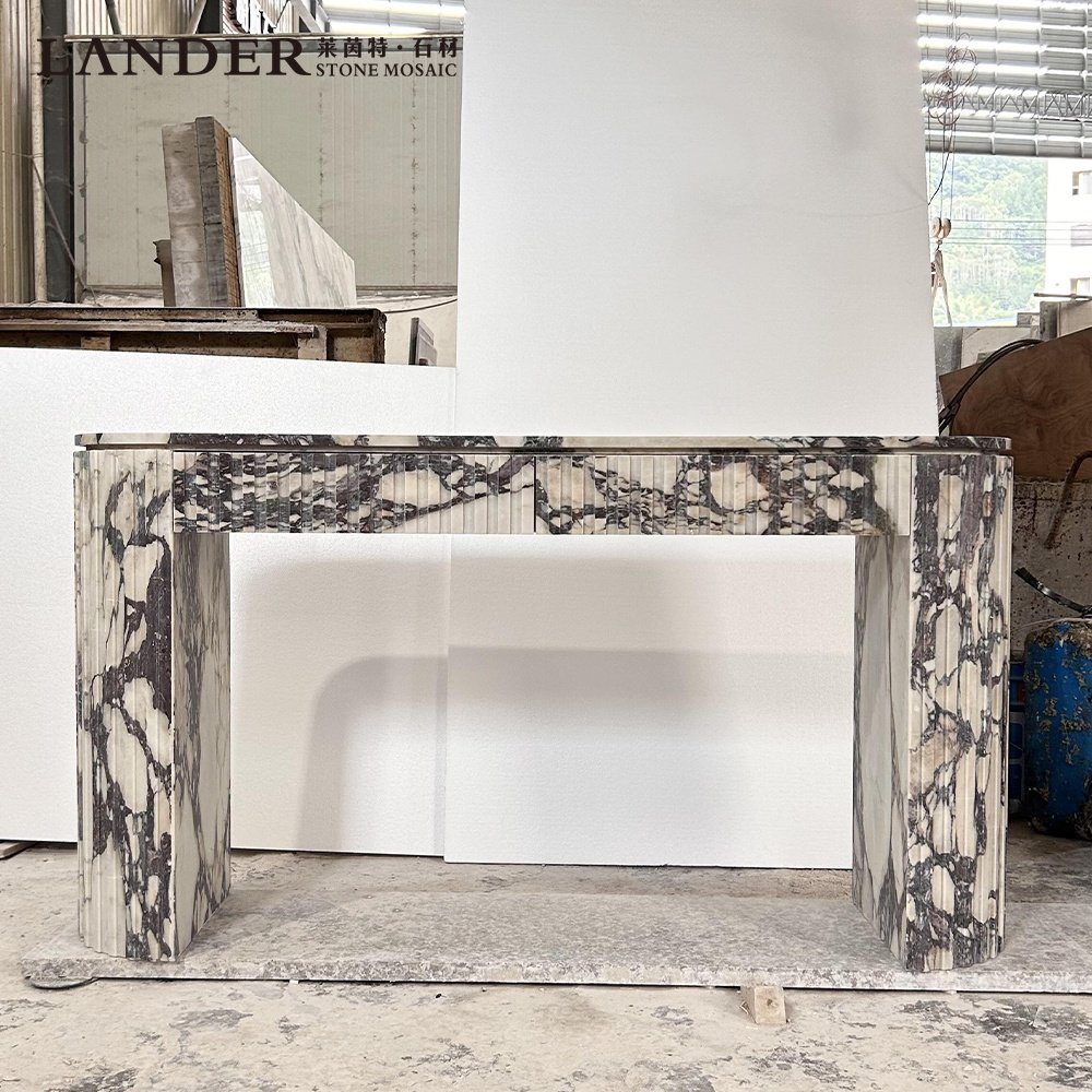 Lander Store Tables Entrance Marble Room Minimalist Storage Decor Modern Console Table