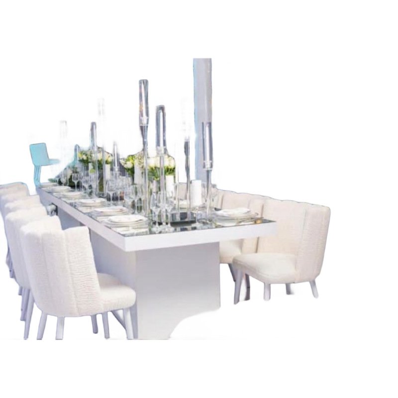 Children furniture party event dining use white kids table and chairs