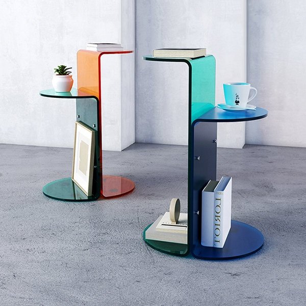custom Colors fashion Living Room table Acrylic Side Table