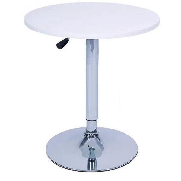 Minimalist Stylish New Design Height Adjustable Metal Outdoor Round Bar Table