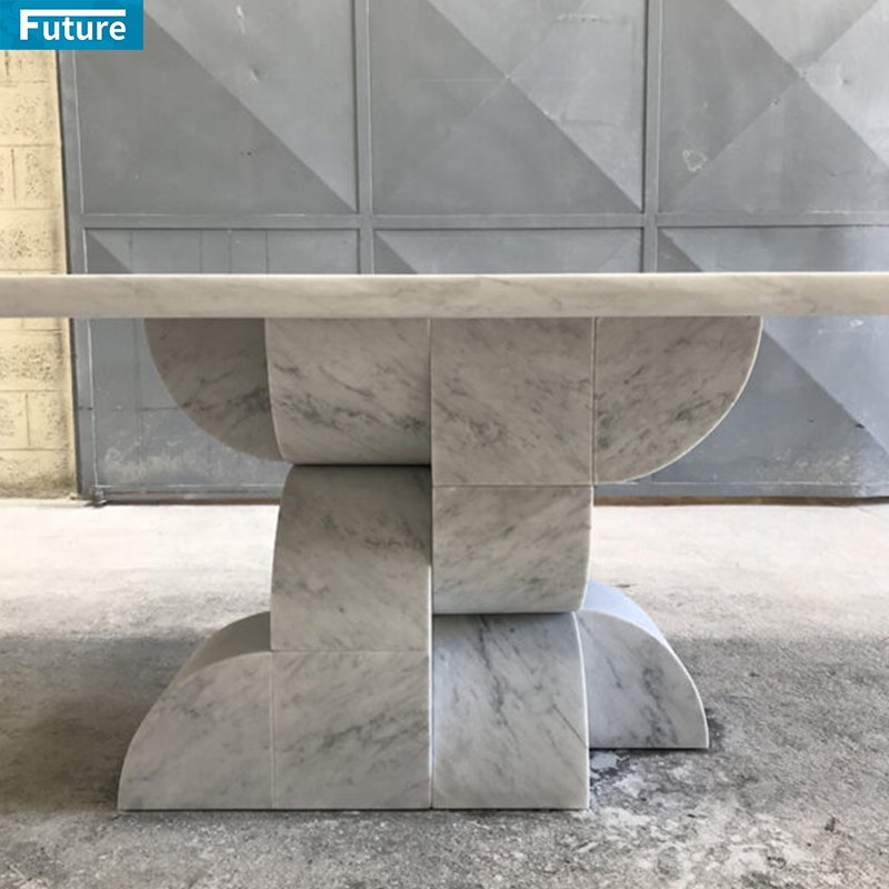 High Quality Wholesale Modern Rectangular Table Casual Living Room Dining Table Fashion Marble Dining Table